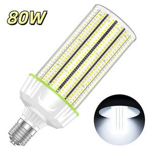 80W LED Corn Light Replace 400W CFL MH HID HPS Bulb for Street Area Warehouse - Picture 1 of 5