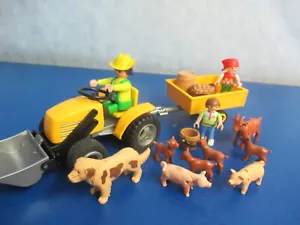 Traktor Bauer v Tiere Figuren z 3072 4490 5119 6120 Bauernhof Playmobil 6526 - Bild 1 von 3