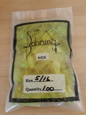100 Yellowish  Bohning nocks - New - Archery - Image 1 of 2