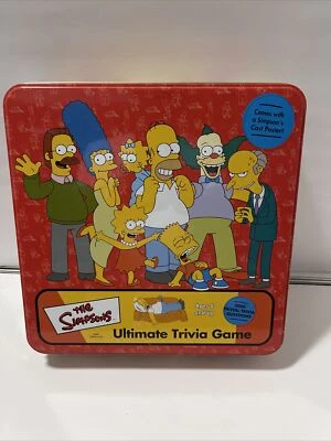 Simpson Ultimate Trivia Game in Collectible Tin (2002) by Cardinal VG - Image 1 of 4