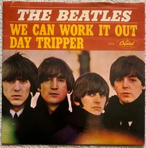 The Beatles We Can Work it Out/Day Tripper Picture sleeve and record.  EX/EX - Picture 1 of 6