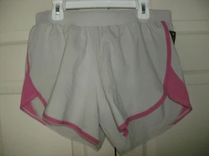 NEW Womens Under Armour Running Jogger Athletic Swim Shorts sz M mesh lined gray - Picture 1 of 2