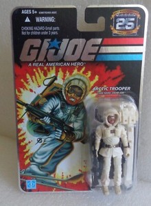 NEW MOC 2007 HASBRO GI JOE 25TH ANNIVERSARY SNOW JOB ARCTIC TROOPER FOIL CARD