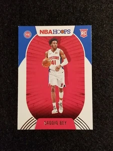 2020-2021 NBA HOOPS SADDIQ BEY Rookie RC #237 Detroit Pistons!! Free SHIPPING!! - Picture 1 of 2