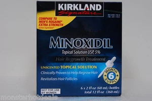36 MESES KIRKLAND GENÉRICO MINOXIDIL 5% HOMBRE TRATAMIENTO DE PÉRDIDA DE CABELLO REGENERACIÓN - Imagen 1 de 6