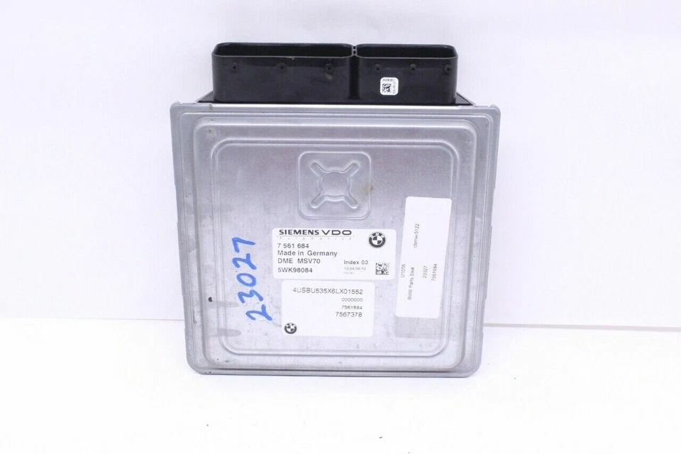 2006 BMW Z4 Engine Computer Module ECU ECM DME OEM Used - Изображение 1 из 4