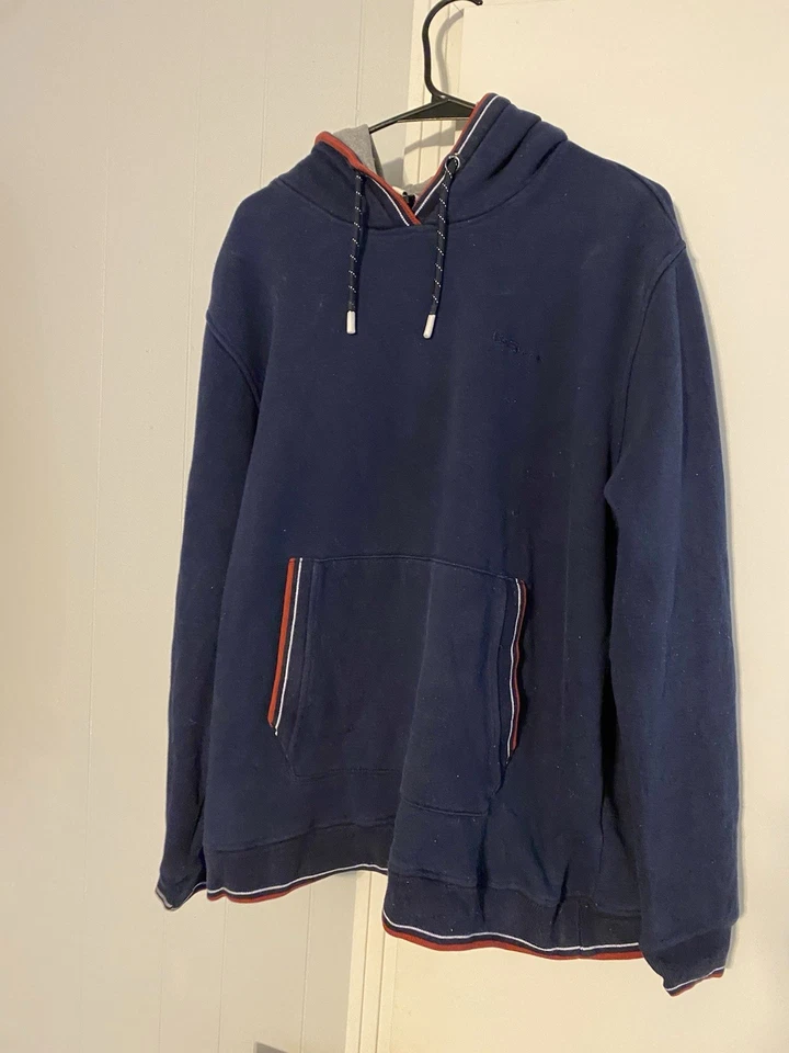 Sudadera con Capucha Ben Sherman XL Para Hombre Azul Marino Mod Polar Logo Pullover Atletismo Gimnasio Foto 1 de 4