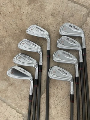 Ben Hogan PTx Pro 4-PW, GW 8 tacos conjunto de ferro rígido flexível recuo F4 rígido - Imagem 1 de 4