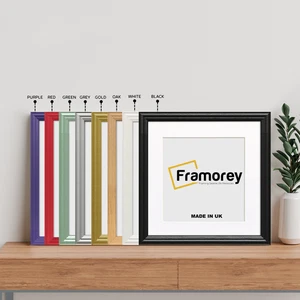 Sqaure Size Picture Frame LW Range With or Without White Mount - Picture 1 of 101