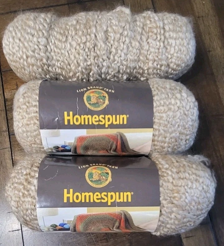 Lion BRAND Homespun Chunky Yarn 6oz 185 Yds 1 Skein Rococo 311