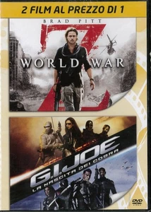 world war z + g.j. goe la nascita del cobra (DVD) brad pitt (US IMPORT) - Picture 1 of 1