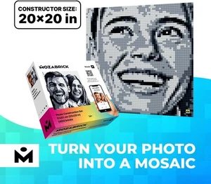 MOZABRICK Photo Construction Set Model S - Transform Any Picture into a Mosaic - Picture 1 of 9