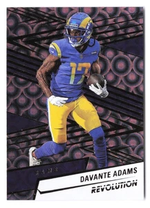2025 Panini Revolution Davante Adams #126 Groove Parallel LA Rams - Picture 1 of 2