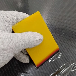 Raspador de escobilla de goma suave para instalación de película de tinte de ventana de envoltura de vinilo de automóvil - Imagen 1 de 12