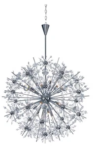 Maxim 39746 Starfire 32"W 18 Light Chandelier - Chrome - Picture 1 of 11
