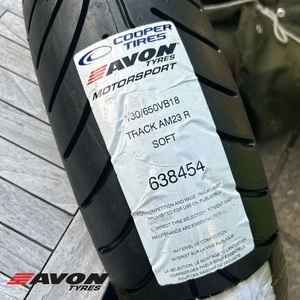 Avon AM23 NEW 2023, cantilever rear motorcycle classic race tyre. 130/650/18. - Picture 1 of 3