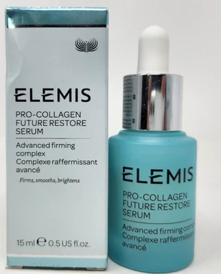 Suero reafirmante ELEMIS Pro-Collagen FUTURE RESTORE - 0,5 OZ / 15 ml NUEVO en CAJA Foto 1 de 4