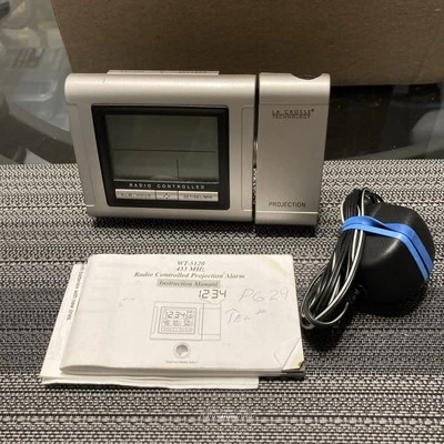 La Crosse Technology Atomic Projection Alarm Clock  Controlled WT-5120 WORKS - Image 1 of 4