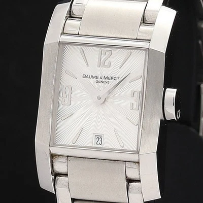 Baume & Mercier Hampton 65488 Diamant Ladies Swiss Quartz Watch Diamond Crown - Image 1 of 4