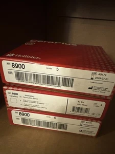 Lot 15 Hollister CeraPlus 8900 3bx/5ct Ostomy Skin Barriers 4x4" cut to fit 2029 - Picture 1 of 2