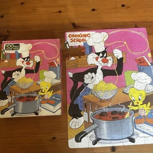 1979 puzzle Looney tunes Tweety and Sylvester cooking - Picture 1 of 2