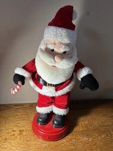 Raro Gemmy Santa Animated Dancing Works, gira, canta 18" - Imagen 1 de 8