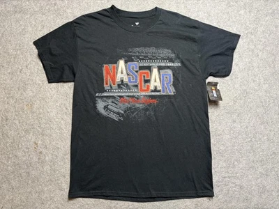Camiseta NASCAR Para Hombre Grande Negra Auto Carreras Gráfico Start Your Engines Foto 1 de 4