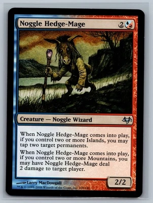 Magic The Gathering Eventide Noggle Hedge-Mage #108/180 MTG TCG CCG - Image 1 of 2