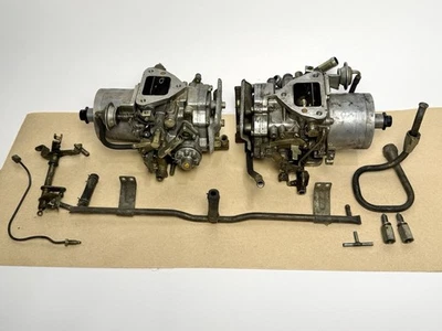 Juego plano carburadores originales Japón Datsun Nissan 240Z 260Z 280Z muchas fotos Foto 1 de 4