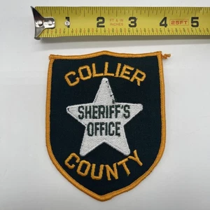 State Of Florida Collier County Sheriff Office Shoulder Patch - Picture 1 of 4