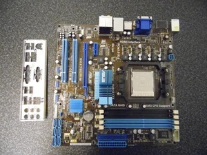 ASUS M4A78LT-M REV: 1.00G Socket AM3 ATI Hybrid CrossFireX™ Technology - Imagen 1 de 3