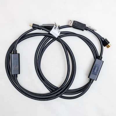 Paquete de 2 cables adaptadores activos Tripp Lite P582-006-HD-V2A DisplayPort 1.2a a HDMI Foto 1 de 4