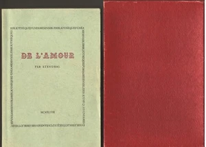 De L'AMOUR par STENDHAL Le Rameau de Salzbourg Ernestine Nations d'Amour Éd. N° - Picture 1 of 24