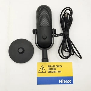 Razer Seiren V3 Chroma RGB USB Microphone Stream & Game Reactive Lighting, Black - Photo 1/1