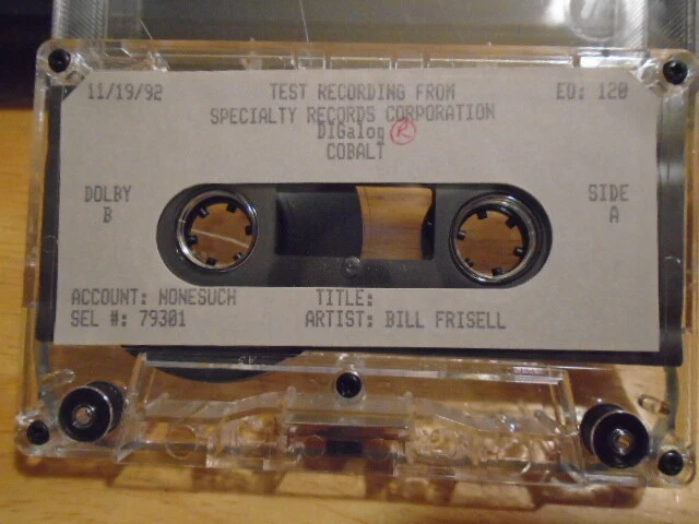 RARE PROMO Bill Frisell TEST PRESS CASSETTE TAPE Have a Little Faith jazz MASADA - Image 1 of 1