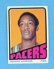 1972-73 Topps #183 George McGinnis Indiana Pacers Rookie Basketball Card E+-E/M