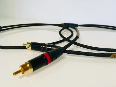 Pine Tree Audio Axiom RCA Interconnects Made in USA Custom Lengths/Colors - Image 1 of 4