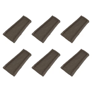Suncast Outdoor Decorative Rain Gutter Downspout Splash Block, Java (6 Pack) - Picture 1 of 3