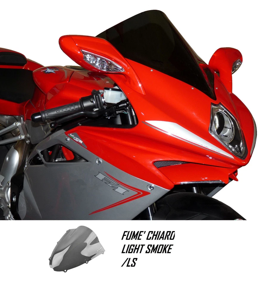 Cupolino DOUBLE BUBBLE Fumé Chiaro MV AGUSTA F4 S / R / RR 2010 2011 2012 2013 Foto 1 de 1