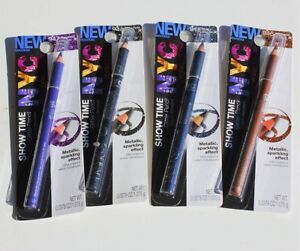 NYC Show Time Glitter Pencil Eyeliner CHOOSE YOUR COLOR Buy 2 Get 20% OFF