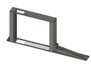 Unifi USW-Enterprise-8 19" Rack Mount | 1U Bracket with Rear Support Plate - Picture 1 of 4