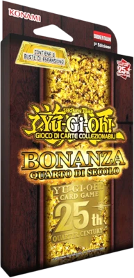 Yu-Gi-Oh! RA03 Bonanza Quarto di Secolo 1a edizione confezione 3 buste (IT)