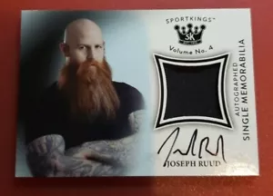 2023 Sportkings JOSEPH RUUD aka ERICK REDBEARD Wrestler Match Used Worn Shirt - Picture 1 of 3