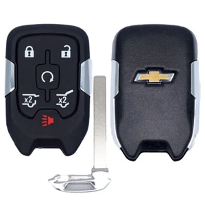 100% OEM 15-20 CHEVY TAHOE SUBURBAN SMART KEY PROXIMITY REMOTE FOB W/ KEY HYQ1AA - Picture 1 of 3