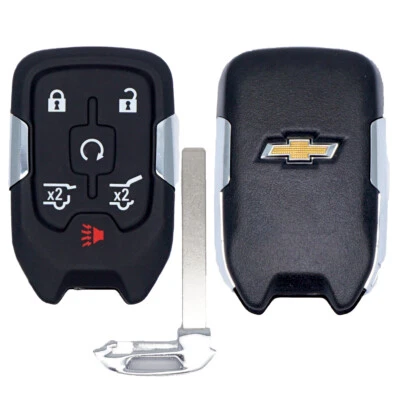 100% OEM 15-20 CHEVY TAHOE SUBURBAN SMART KEY PROXIMITY REMOTE FOB W/ KEY HYQ1AA - Image 1 of 3