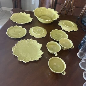 Piatti da pranzo cervo dorato Woodfield Steubenville tazze piattini grande ciotola ceramica - Foto 1 di 16