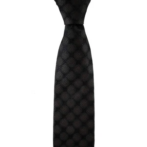 $125 Nuevo GRUPPO ARTIGIANI Por Syd Jerome Marrón Manchado Rejilla 3.5" Seda Cuello Corbata - Imagen 1 de 4