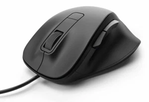Hama MC-500 Wired Optical 6-Button Mouse, 1.8M Cable in black #182612 (UK Stock) - Picture 1 of 24