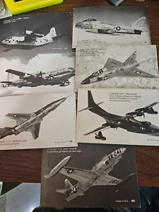 7 military Aircrafts postcards/pictures - Picture 1 of 4