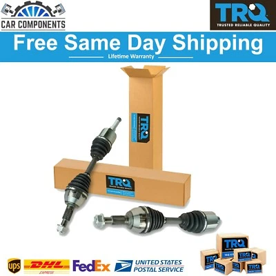 TRQ New Front CV Axle Shaft Assembly Set For 2008-2012 Chevy Pontiac G6 Saturn - Image 1 of 4